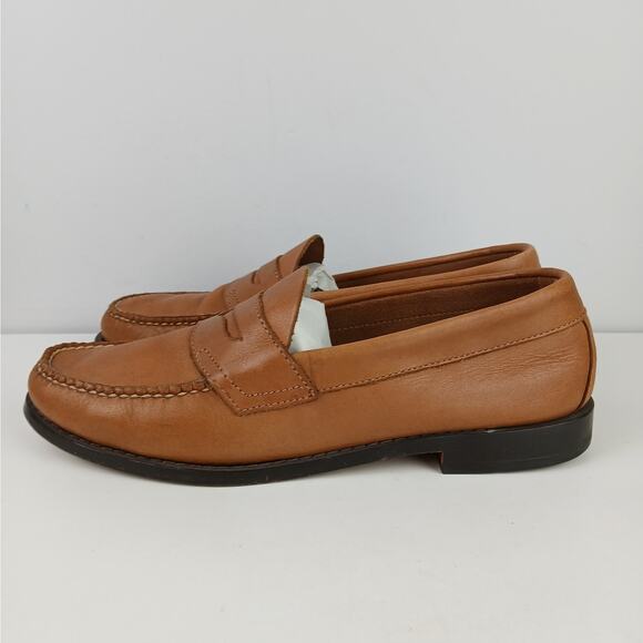 G. H. Bass & Co VTG Men's SZ 9 1/2 D Supple Leather Penny Loafers 0016 2908 261 - Picture 5 of 9